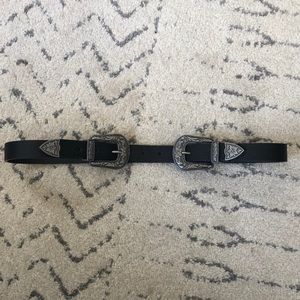 Double buckle belt
